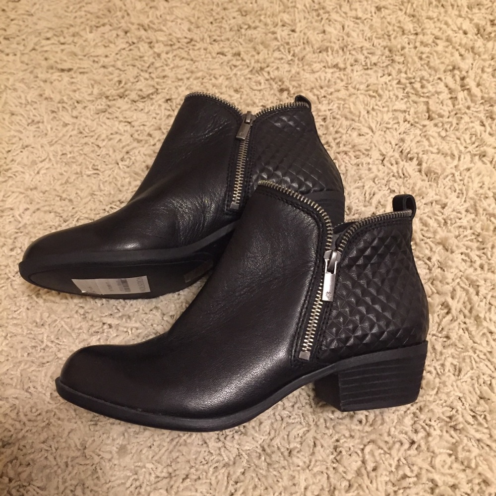 Never worn, NWT Lucky Brand Black Booties